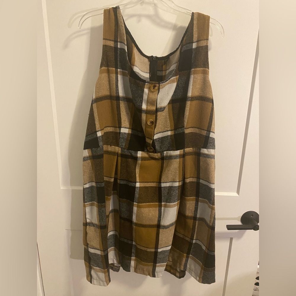 Plus Size Plaid Dress